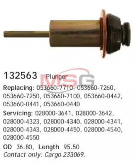 Соленоїд втягуючого реле ="" CARGO 132563