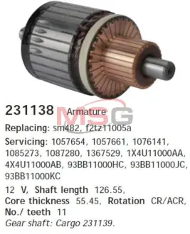 A_Якір FORD Ecotec \'\'>>00 ="" CARGO 231138