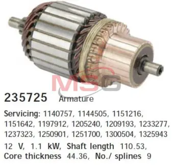 A_Якір FORD Ecotec/Ecoboost \'\'1.8-2.0 ="" CARGO 235725