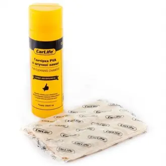 Салфетка PVA замшевая в тубе 64*43см CARLIFE CarLife CC901