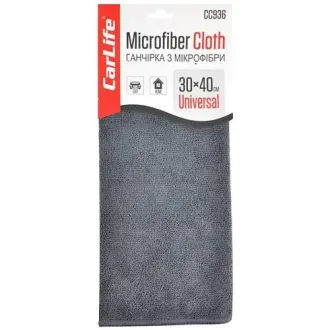 Тряпка из микрофибры универсальная, 30х40 см.. CARLIFE CarLife CC936