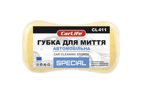 Губка для мойки автомобиля 220*120*60 SPECIL CARLIFE CarLife CL411