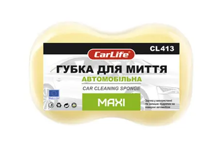 Губка для мойки автомобиля 240*160*70 MAXI CARLIFE CarLife CL413