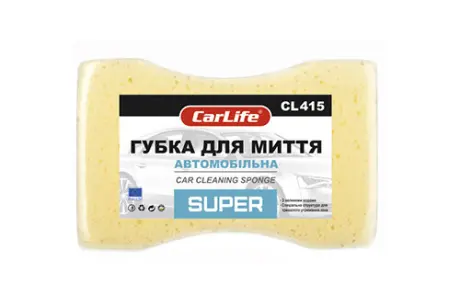 Губка для мойки автомобиля 200*130*70 MAXI CARLIFE CarLife CL415