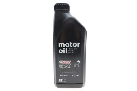 Олива 5W30 GTX RN-SPEC RN 720 (1L) (RN0720) CASTROL 7711943685