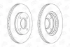 Диск гальмівний передній (кратно 2) Ford Fusion (02-12), Fiesta (IV,V) CHAMPION 562078CH (фото 1)