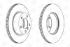 Диск тормозной передний (кртано 2) BMW 1 (E81,E87), 3 (E90) CHAMPION 562317CH (фото 1)