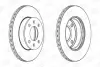 Диск тормозной передний (кртано 2) Hyundai i10 (I,II)/ Kia Picanto (I,II) (56242 CHAMPION 562428CH (фото 1)