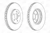 Диск тормозной передний (кртано 2) Audi A4 (B8), Q5 (08-11) CHAMPION 562511CH (фото 1)