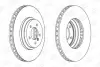 Диск гальмівний передній Bmw 3 (E90) (04-12), 3 Convertible (E93) (06-13) (562519CH-1) CHAMPION 562519CH1 (фото 1)