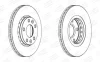 Диск гальмівний передній (кртано 2) Renault Duster (11-), Fluence (10-), Megane (III,IV) CHAMPION 562529CH (фото 1)