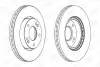 Диск тормозной передний (кртано 2) Hyundai Sonata (VI,VII), Tucson (04-10)/ Kia CHAMPION 562625CH (фото 1)