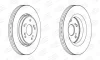 Диск тормозной передний (кртано 2) Honda CR-V (III,IV) CHAMPION 562746CH (фото 1)