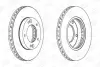 Диск тормозной передний (кртано 2) Kia Sorento I CHAMPION 562772CH (фото 1)