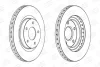 Диск гальмівний передній (кратно 2) Jeep Compass (06-), Patriot (07-17)/ Mitsubishi ASX (09-) CHAMPION 562790CH (фото 1)