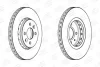 Гальмівний диск перед. Kangoo 1.5/1.9dCi/1.6i 01- (4x4)/Megane II/ScenicII (280x24) компл. 2шт CHAMPION 562959CH (фото 1)