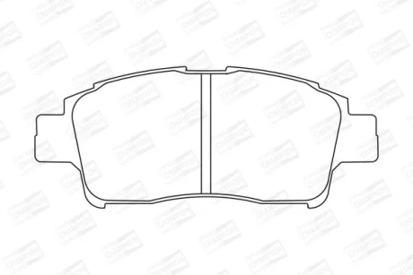 Гальмівні колодки пер. Yaris 01-05 CHAMPION 572404CH