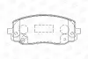 Колодки гальмівні дискові передні HYUNDAI i10 I (PA) 07-|KIA PICANTO I (SA) 04-12 CHAMPION 572526CH (фото 1)