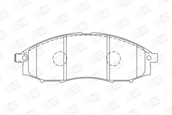 (Champion) Гальмівні колодки до дисків CHAMPION 572551CH (фото 1)