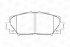 Колодки гальмівні дискові передн Toyota Yaris (05-11, 11-20) CHAMPION 572578CH (фото 1)