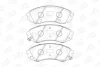 Колодки тормозные дисковые передние Kia Carnival/Grand Carnival III (06-) (57261 CHAMPION 572619CH (фото 1)