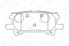 Колодки гальмівні дискові задні LEXUS RX (_U3_) 03-08|TOYOTA HARRIER (_U3_) 03-13 CHAMPION 572621CH (фото 1)