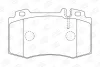 Колодки тормозные дисковые передние MB C-Class (W203), E-Class (W211) CHAMPION 573092CH (фото 1)