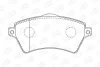 Колодки тормозные дисковые передние Nissan Navara (15-)/ Land Rover Freelander I CHAMPION 573102CH (фото 1)