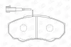 Колодки гальмівні дискові передні Citroen Jumper I/ Fiat Ducato (94-, 06-) CHAMPION 573113CH (фото 1)
