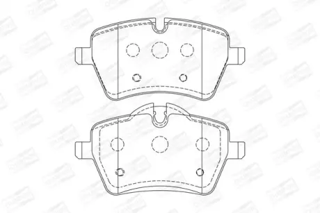 Колодки гальмівні дискові передні MINI MINI (R50, R53) 01-06, MINI (R56) 05-14 CHAMPION 573234CH