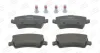 Колодки тормозные дисковые задние Land Rover Freelander 2/ Volvo V60 I, S80 II, CHAMPION 573250CH (фото 2)