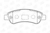 Колодки гальмівні дискові Citroen Jumper II/ Fiat Ducato (06-) CHAMPION 573274CH (фото 1)