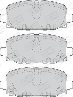 Колодки тормозные дисковые задние Jeep Compass (16-) CHAMPION 573824CH