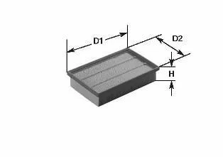 Фільтр повітряний Passat B5/Audi A4/A6 2.5TDI 97-04 CLEAN FILTERS MA1122
