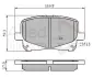 Колодка гальм. диск. toyota camry 2.2, 3.0 24v, 3 COMLINE ADB0904 (фото 1)
