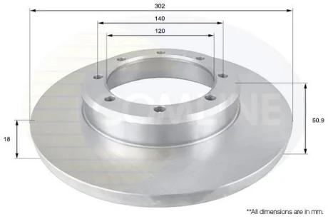 Comline - Диск гальмівний з покриттям COMLINE ADC1598