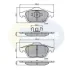 Comline - Гальмівні колодки до дисків COMLINE CBP01116 (фото 1)