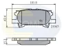 Comline - Гальмівні колодки до дисків COMLINE CBP01279 (фото 1)