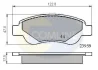 Comline - Гальмівні колодки до дисків COMLINE CBP01552 (фото 1)