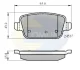 Comline - Гальмівні колодки до дисків COMLINE CBP01610 (фото 1)