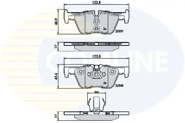 Comline - Гальмівні колодки до дисків COMLINE CBP02131 (фото 1)