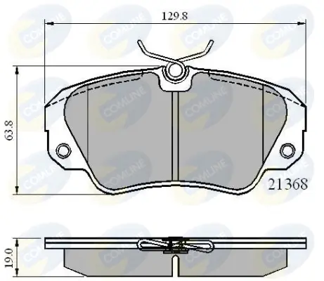 Comline - Гальмівні колодки до дисків COMLINE CBP0493 (фото 1)