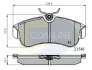 Comline - Гальмівні колодки до дисків COMLINE CBP0566 (фото 1)