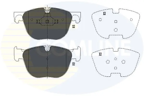 Comline - Гальмівні колодки до дисків COMLINE CBP06003 (фото 1)