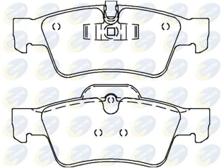Comline - Гальмівні колодки до дисків COMLINE CBP06059