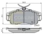 Comline - Гальмівні колодки до дисків COMLINE CBP0740 (фото 1)