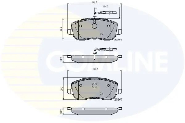 Comline - Гальмівні колодки до дисків COMLINE CBP11158 (фото 1)