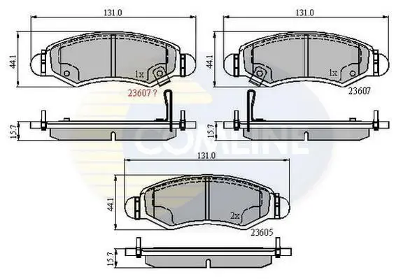 Comline - Гальмівні колодки до дисків COMLINE CBP31297 (фото 1)