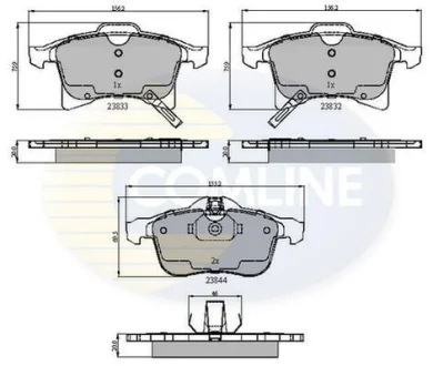 Comline - Гальмівні колодки до дисків COMLINE CBP31307