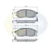 Comline - Гальмівні колодки до дисків COMLINE CBP31524 (фото 1)